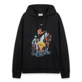 Off White Black Cotton Hoodie