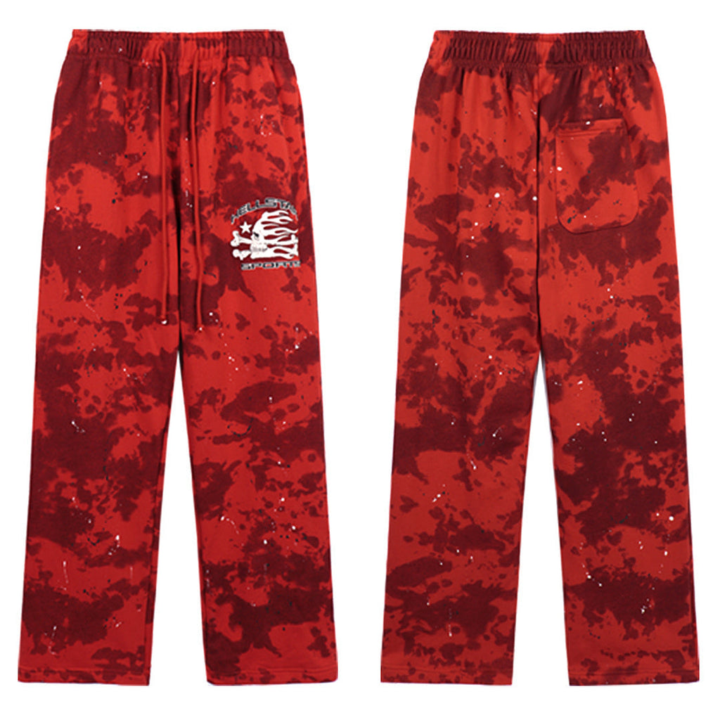 Hellstar Sports Tie-Dye Skull pants