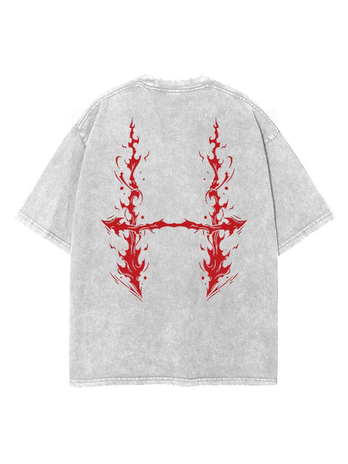 2-SIDED BLOODBOUND VINTAGE OVERSIZE TEE