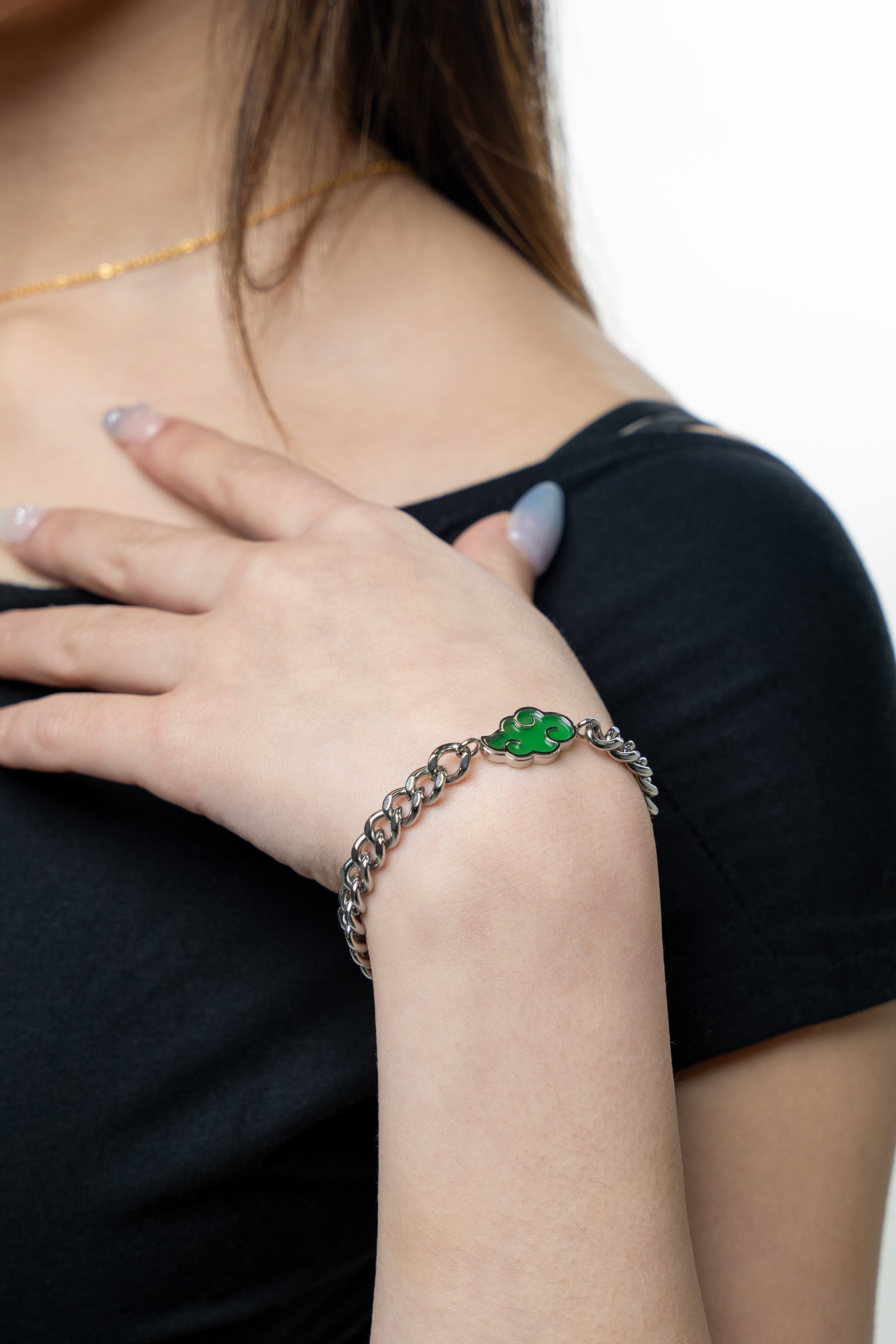 Jade Akatsuki Bracelet - Naruto