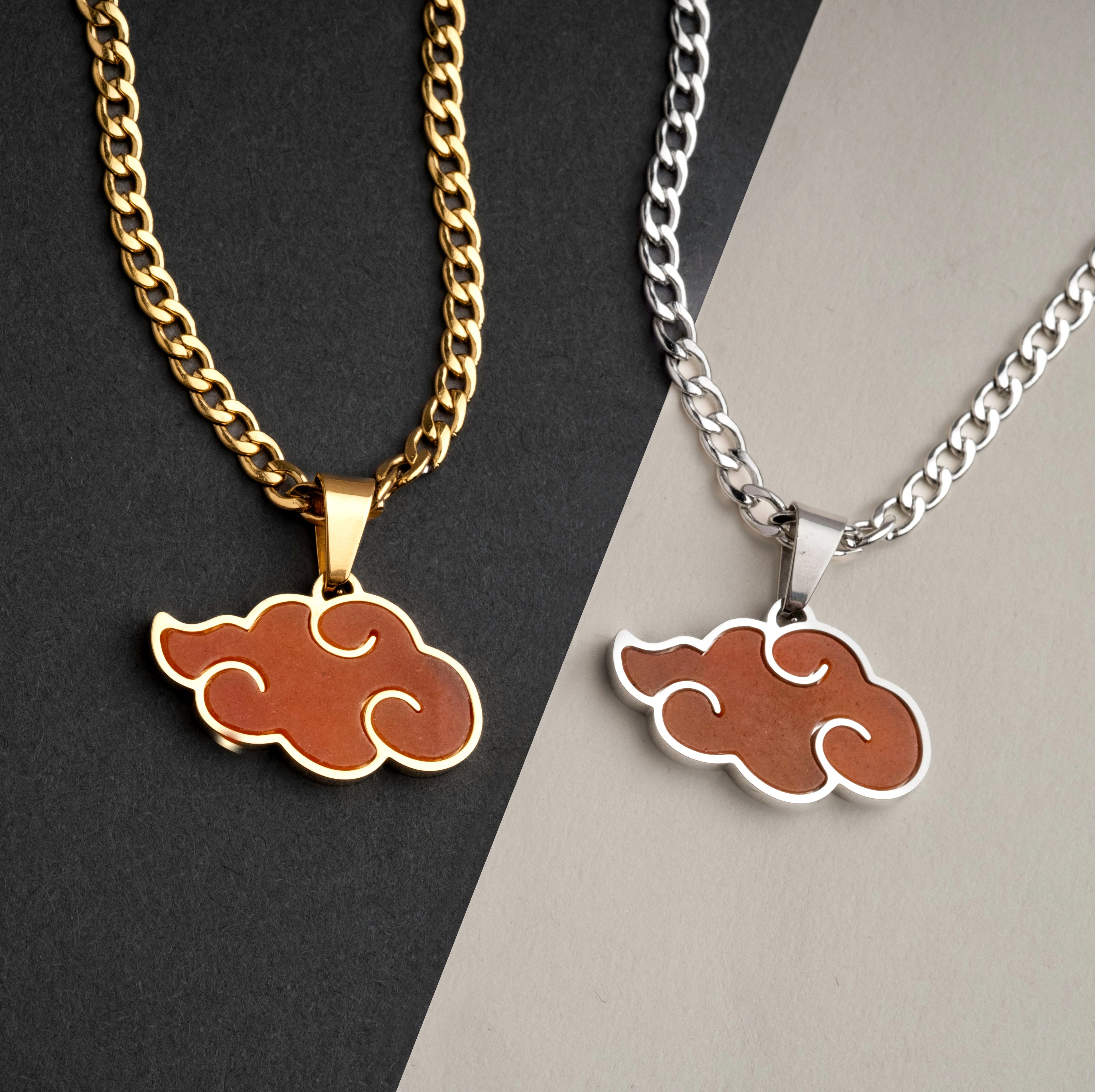 RED Jade Akatsuki Pendant - Naruto