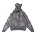 Hellstar Studded Flame Zip-Up Hoodie