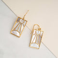 Tanjiro's Necklace & Earring Set - Pearl Hanafuda