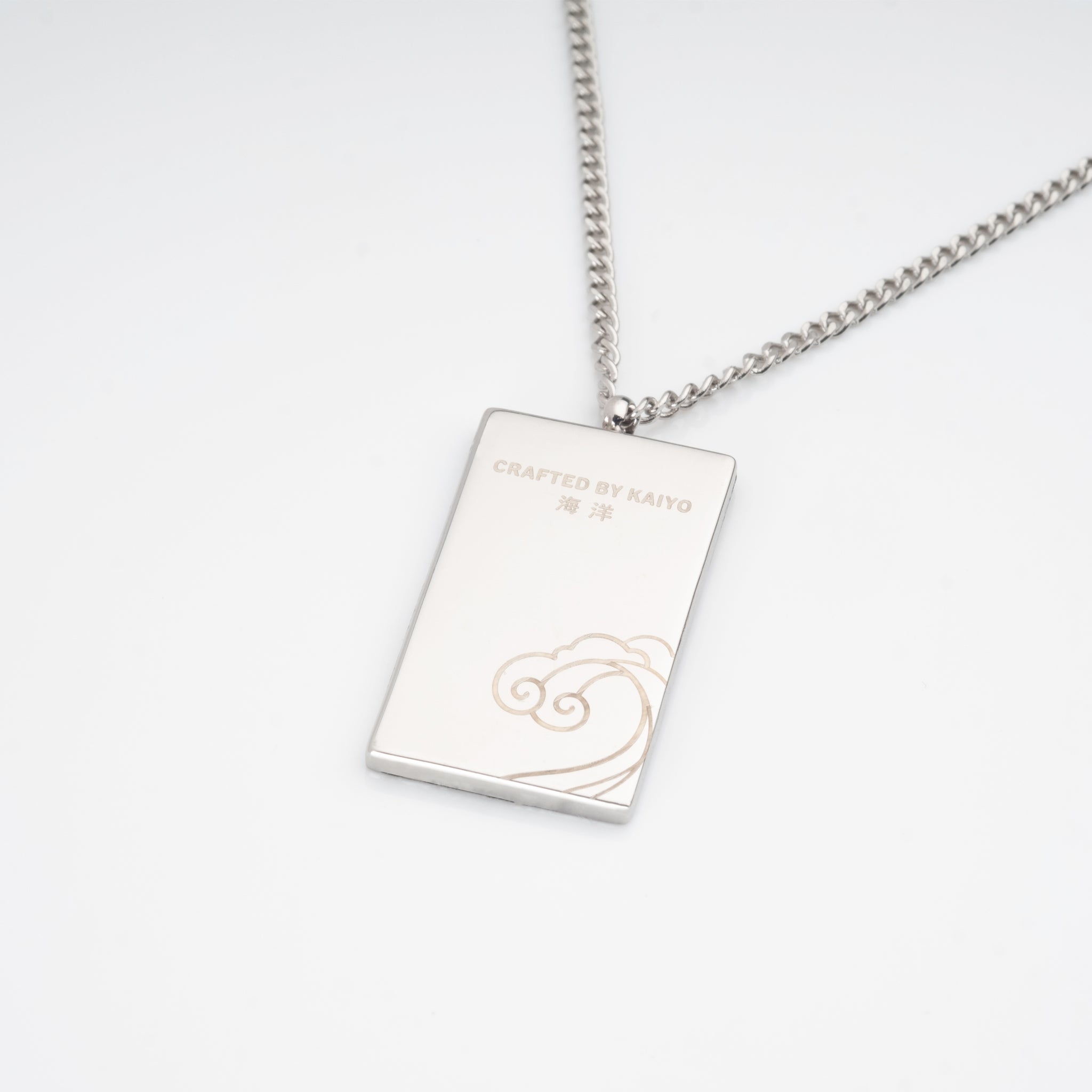 Tanjiro's Necklace & Earring Set - Pearl Hanafuda