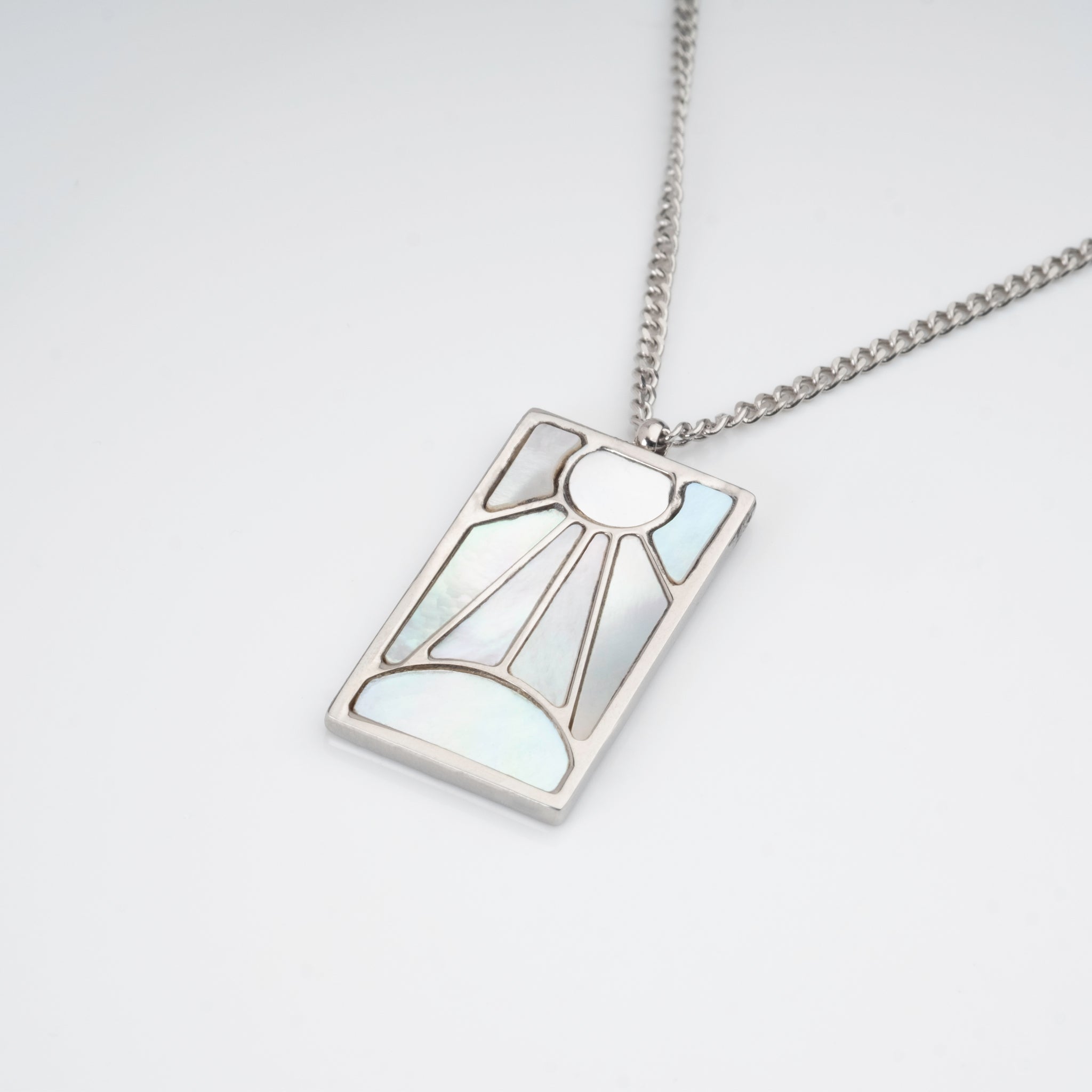 Tanjiro's Necklace & Earring Set - Pearl Hanafuda