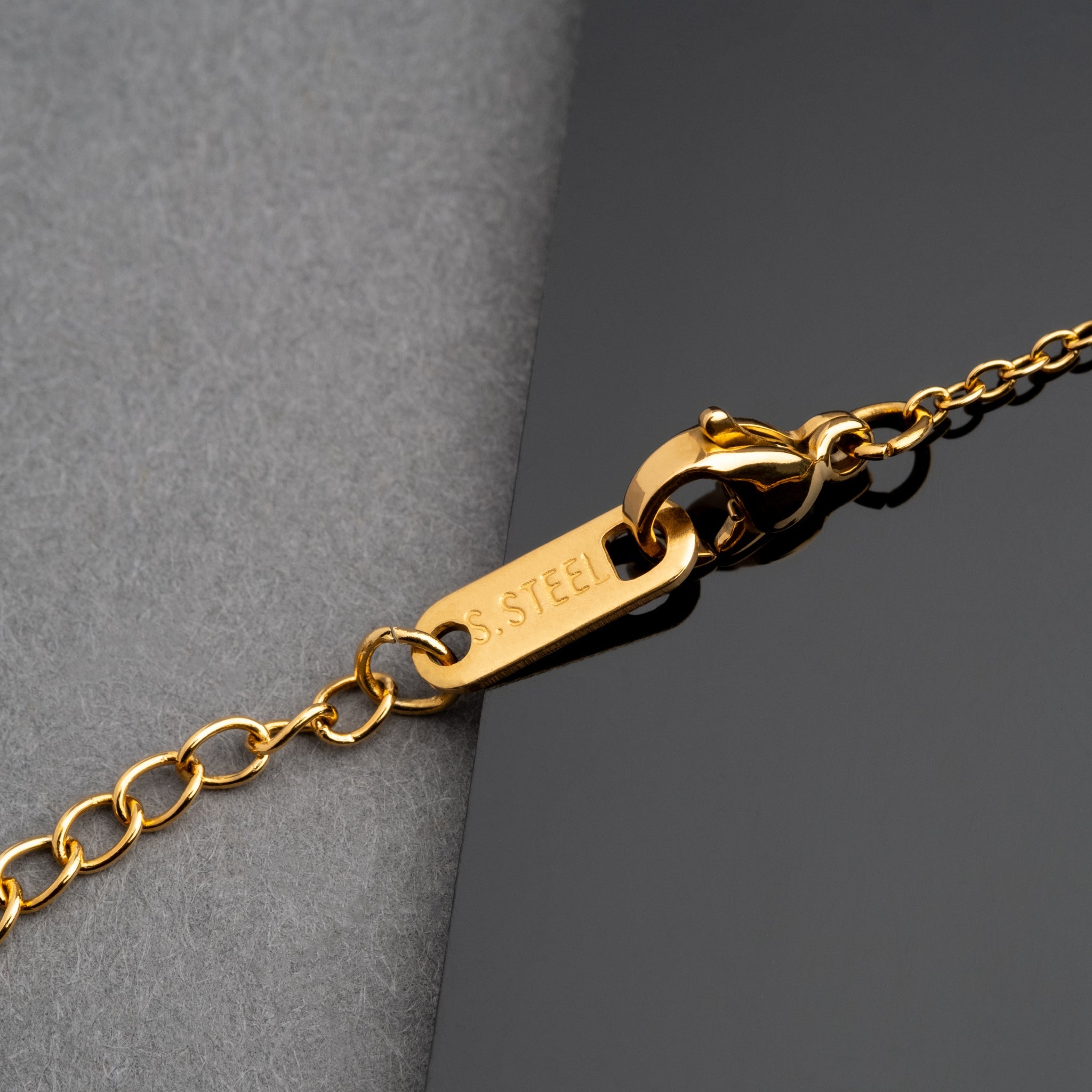 Akatsuki Cloud Bracelet + Necklace Set - Naruto - 18K Gold Plated