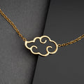 Akatsuki Cloud Bracelet + Necklace Set - Naruto - 18K Gold Plated