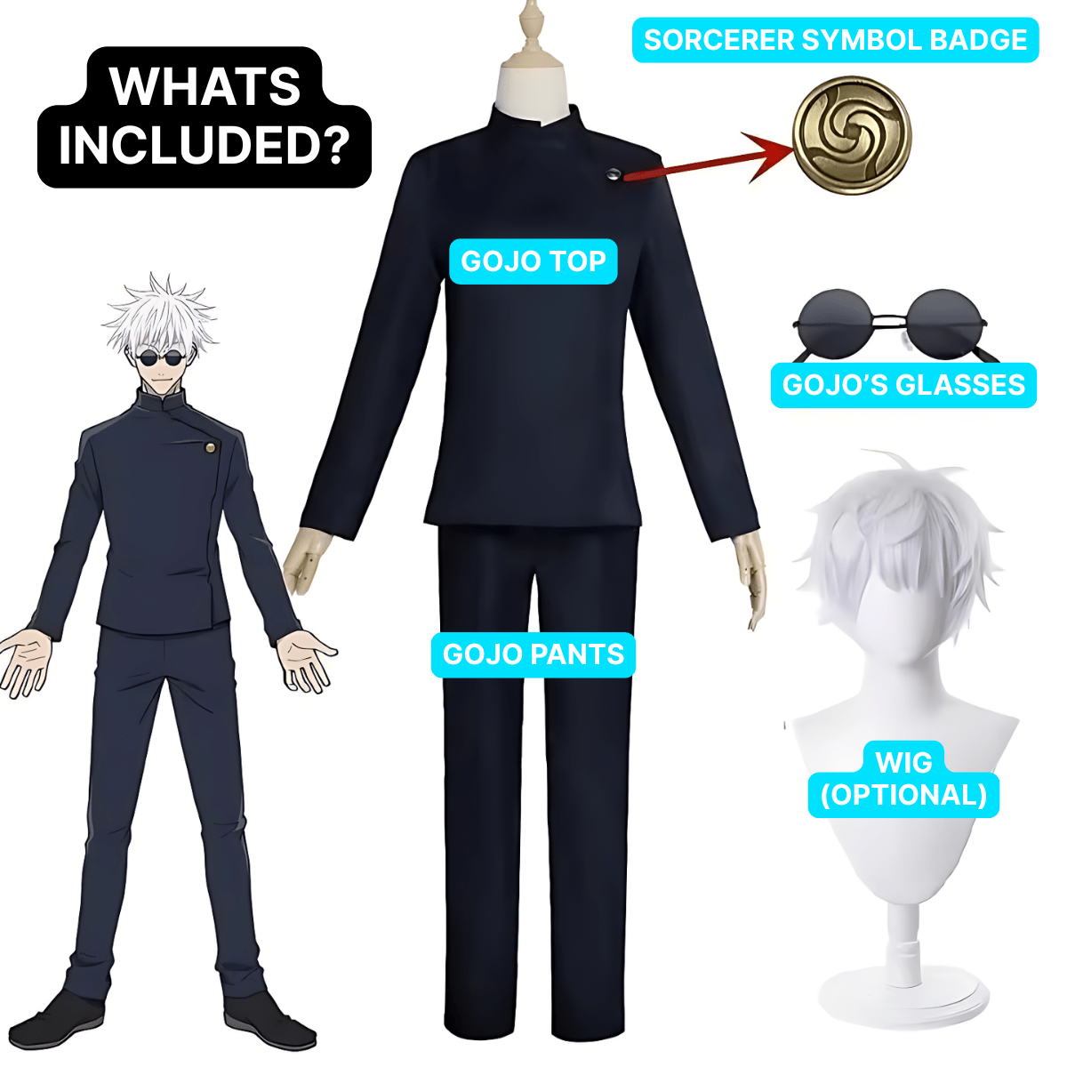 Saturo Gojo Cosplay - JJK