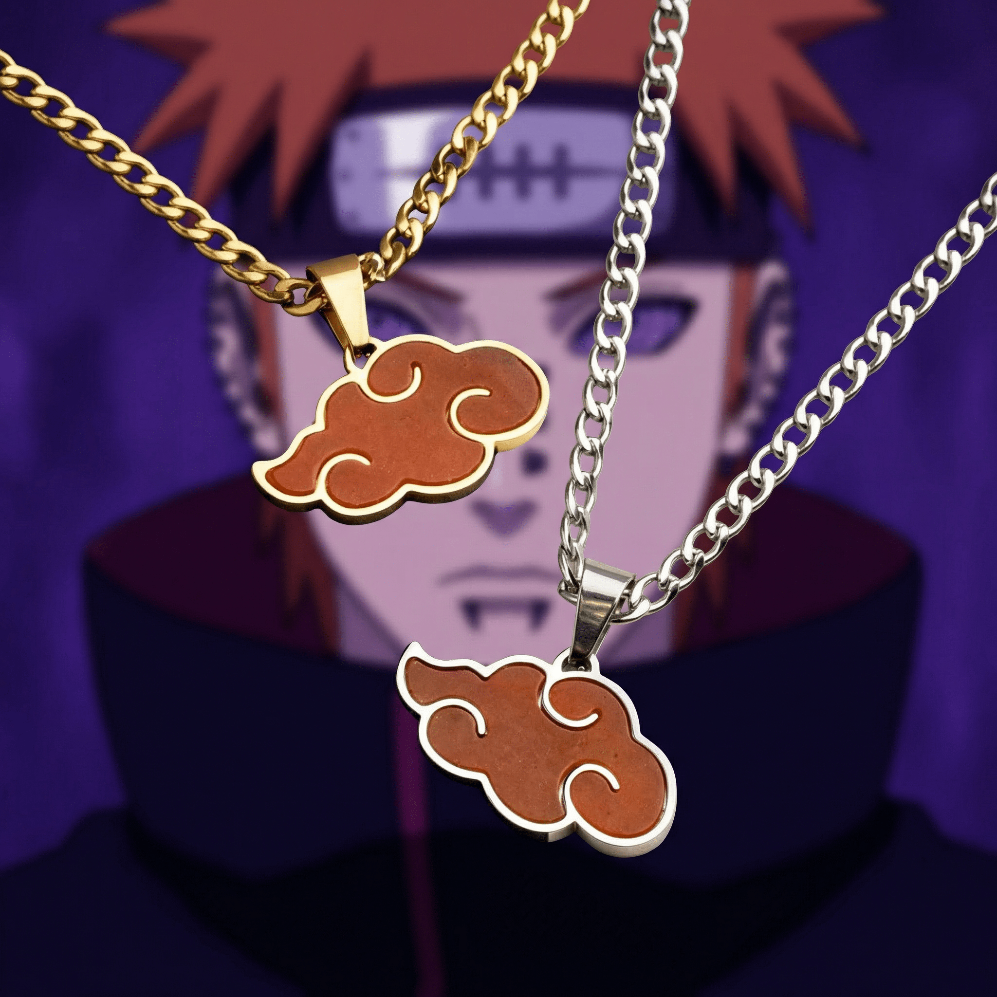 RED Jade Akatsuki Pendant - Naruto