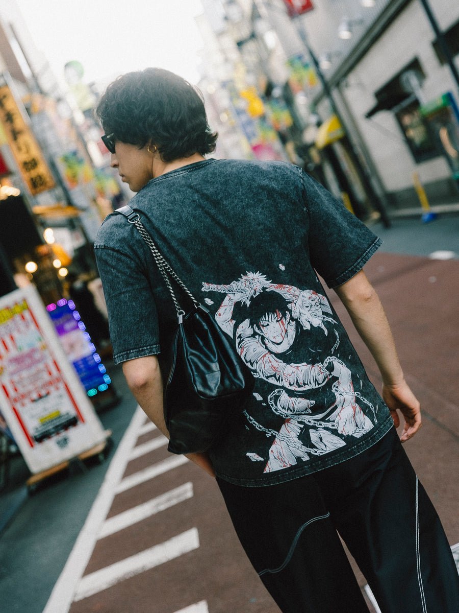 DIVINE BORDER TOJI 2-SIDED VINTAGE TEE
