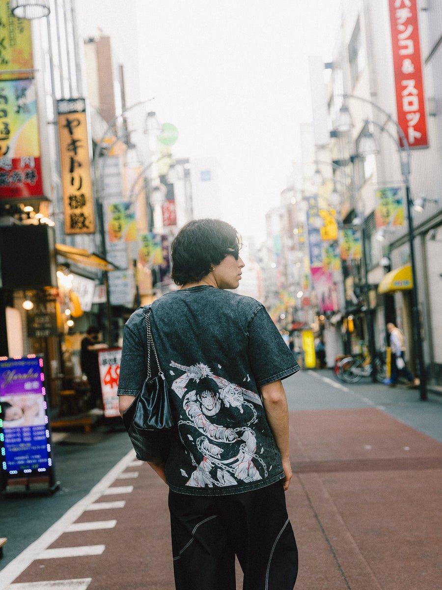 DIVINE BORDER TOJI 2-SIDED VINTAGE TEE