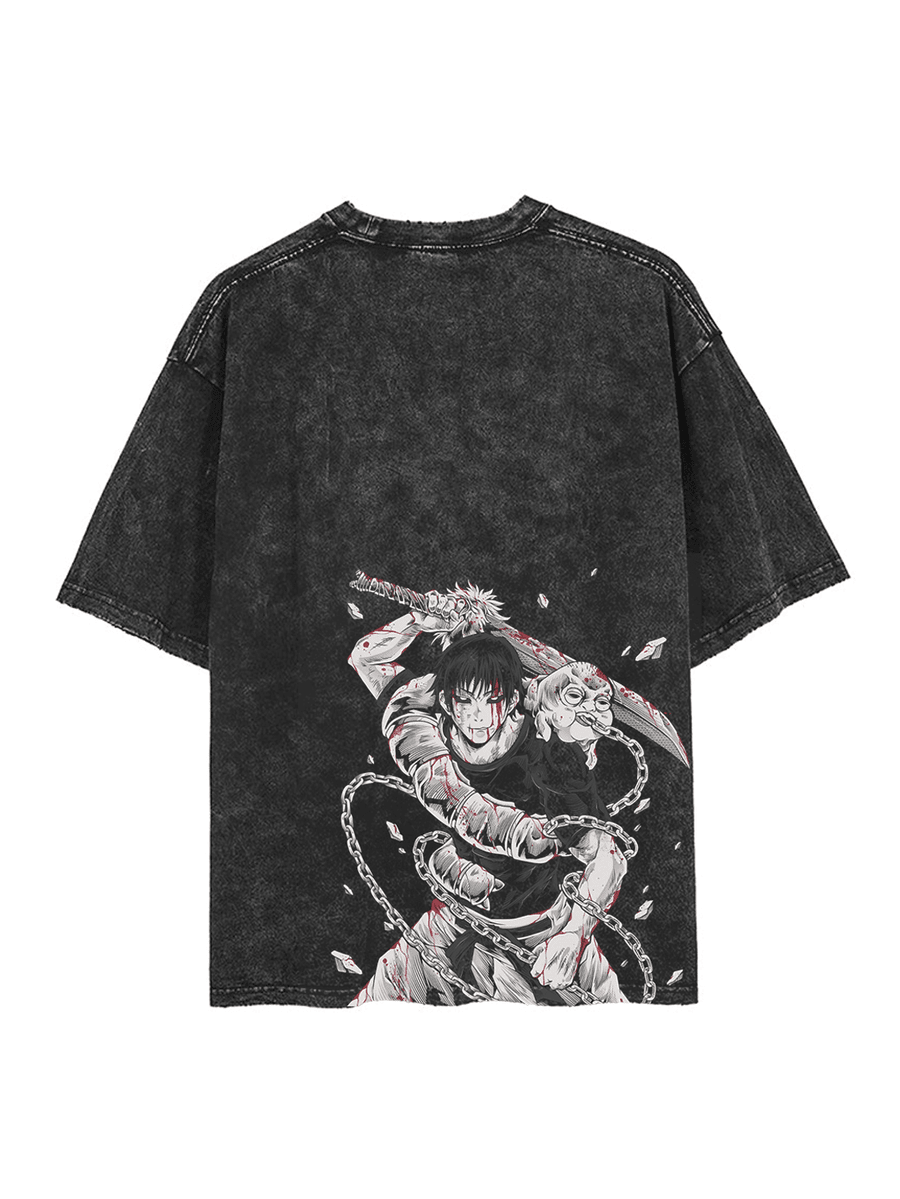 DIVINE BORDER TOJI 2-SIDED VINTAGE TEE
